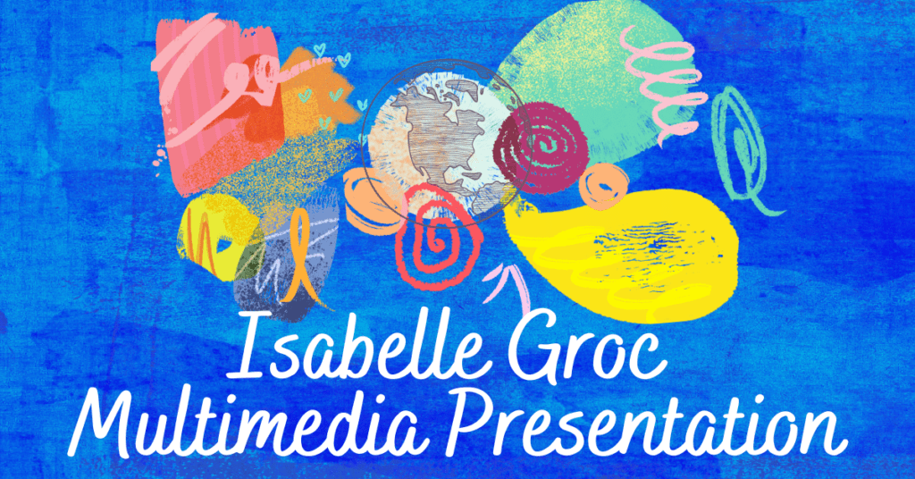 Multimedia Presentation with Isabelle Groc