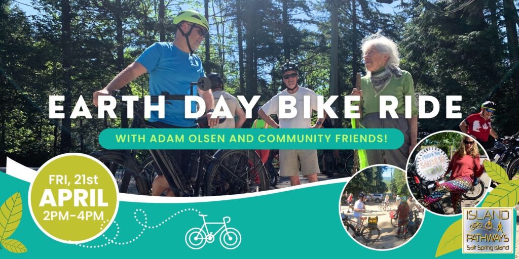 Earth Day Bike Ride with Adam Olsen
