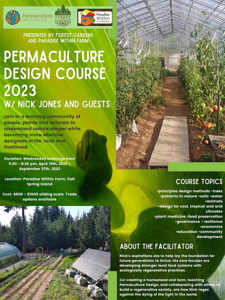 2023 Permaculture Design Course
