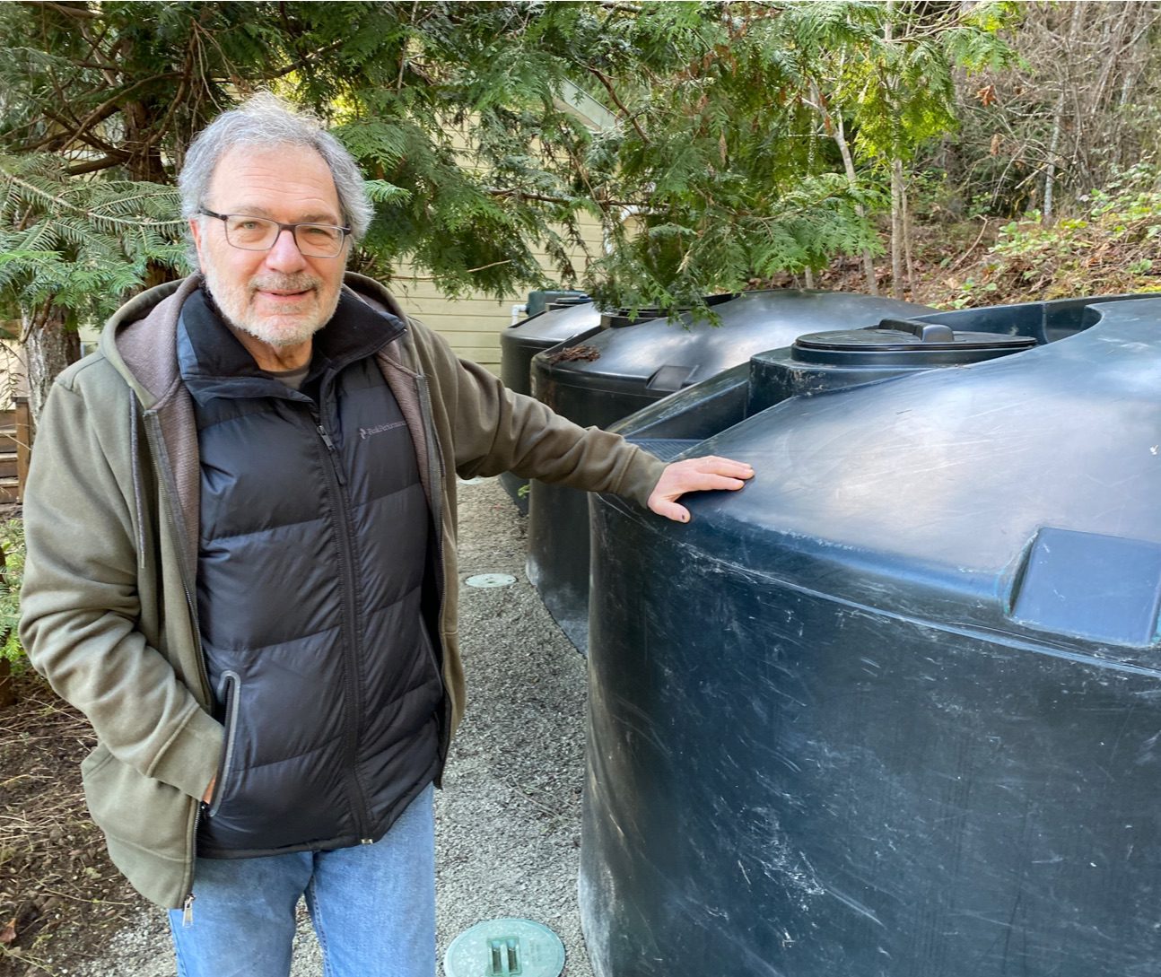 "Thanks to Transition Salt Spring for organizing this program - an incentive to me to add to our rainwater system - without which we would not have gone ahead this year" - John Metzger