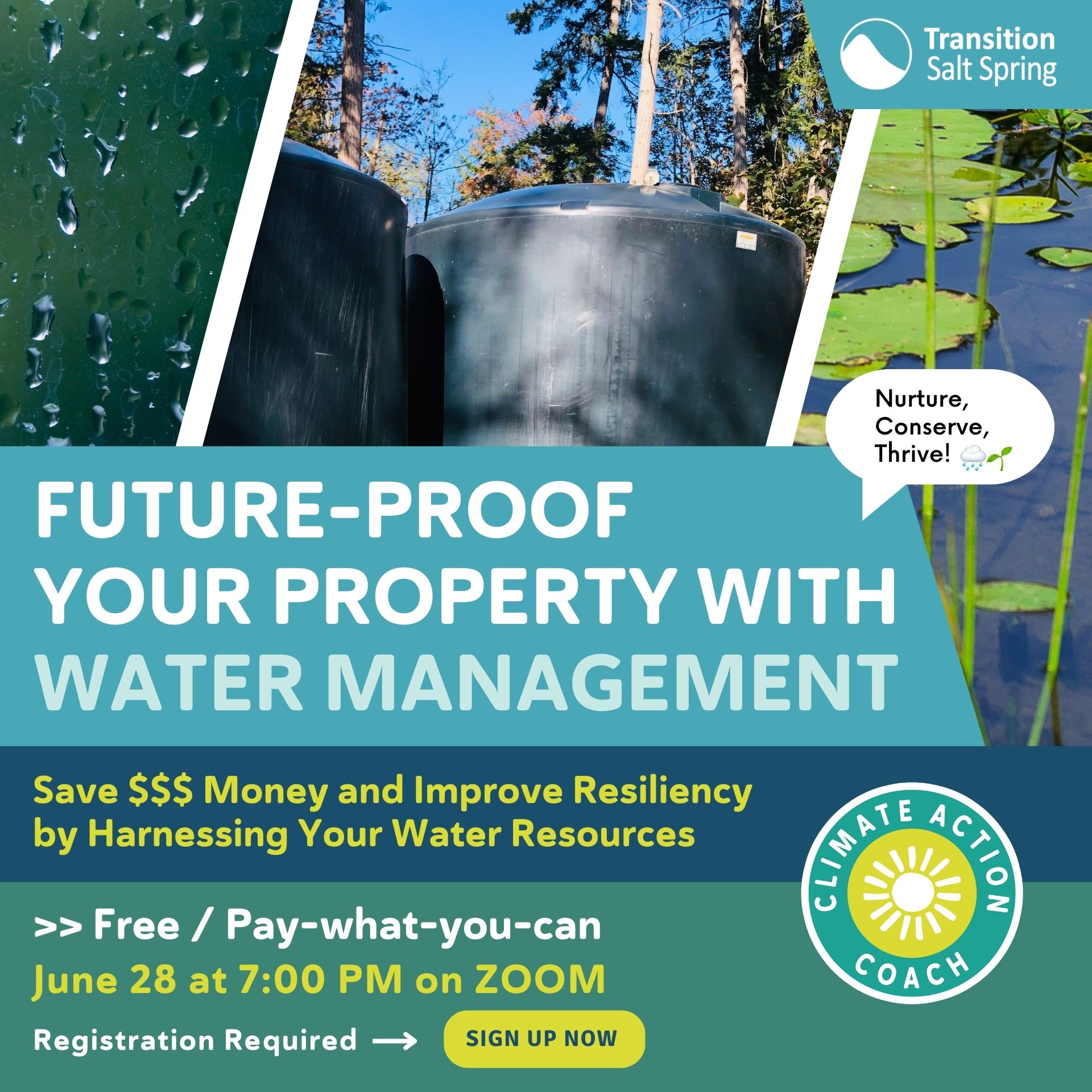 social post - FUTURE-PROOF YOUR HOME WITH WATER MANAGEMENT Webinar
