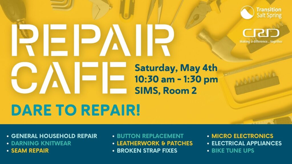 Repair Cafe May 4th, 2024